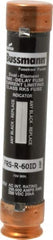 Cooper Bussmann - 250 VDC, 600 VAC, 60 Amp, Time Delay General Purpose Fuse - Fuse Holder Mount, 5-1/2" OAL, 20 at DC, 200 (RMS) kA Rating, 27mm Diam - Americas Industrial Supply