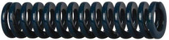 Dayton Lamina - 3/8" Hole Diam, 3/16" Rod Diam, 1-1/2" Free Length, Blue Die Spring - 6.7 Lb Max Deflection, 0.56" Max Deflection, Medium Duty, Chromium Vanadium Steel - Americas Industrial Supply