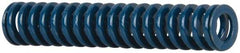 Dayton Lamina - 3/8" Hole Diam, 3/16" Rod Diam, 2" Free Length, Blue Die Spring - 4.92 Lb Max Deflection, 0.75" Max Deflection, Medium Duty, Chromium Vanadium Steel - Americas Industrial Supply