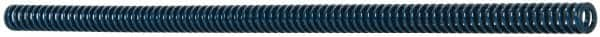 Dayton Lamina - 1/2" Hole Diam, 9/32" Rod Diam, 12" Free Length, Blue Die Spring - 1.24 Lb Max Deflection, 4.5" Max Deflection, Medium Duty, Chromium Vanadium Steel - Americas Industrial Supply