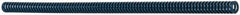 Dayton Lamina - 1/2" Hole Diam, 9/32" Rod Diam, 12" Free Length, Blue Die Spring - 1.24 Lb Max Deflection, 4.5" Max Deflection, Medium Duty, Chromium Vanadium Steel - Americas Industrial Supply