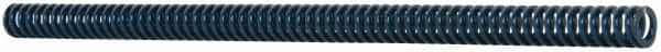 Dayton Lamina - 5/8" Hole Diam, 11/32" Rod Diam, 12" Free Length, Blue Die Spring - 2.36 Lb Max Deflection, 4.5" Max Deflection, Medium Duty, Chromium Vanadium Steel - Americas Industrial Supply