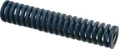 Dayton Lamina - 1" Hole Diam, 1/2" Rod Diam, 5" Free Length, Blue Die Spring - 15 Lb Max Deflection, 1.88" Max Deflection, Medium Duty, Chromium Vanadium Steel - Americas Industrial Supply