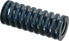 Dayton Lamina - 1-1/4" Hole Diam, 5/8" Rod Diam, 3" Free Length, Blue Die Spring - 40.5 Lb Max Deflection, 1.12" Max Deflection, Medium Duty, Chromium Vanadium Steel - Americas Industrial Supply