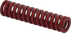 Dayton Lamina - 3/8" Hole Diam, 3/16" Rod Diam, 1-1/2" Free Length, Red Die Spring - 9.3 Lb Max Deflection, 0.45" Max Deflection, Heavy Duty, Chromium Vanadium Steel - Americas Industrial Supply