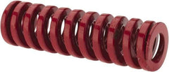 Dayton Lamina - 3/4" Hole Diam, 3/8" Rod Diam, 2-1/2" Free Length, Red Die Spring - 44 Lb Max Deflection, 0.76" Max Deflection, Heavy Duty, Chromium Vanadium Steel - Americas Industrial Supply