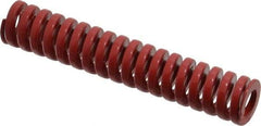 Dayton Lamina - 3/4" Hole Diam, 3/8" Rod Diam, 4" Free Length, Red Die Spring - 26.8 Lb Max Deflection, 1.2" Max Deflection, Heavy Duty, Chromium Vanadium Steel - Americas Industrial Supply