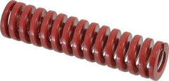 Dayton Lamina - 1" Hole Diam, 1/2" Rod Diam, 4" Free Length, Red Die Spring - 41.8 Lb Max Deflection, 1.2" Max Deflection, Heavy Duty, Chromium Vanadium Steel - Americas Industrial Supply