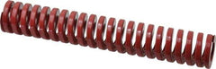 Dayton Lamina - 1" Hole Diam, 1/2" Rod Diam, 6" Free Length, Red Die Spring - 27.5 Lb Max Deflection, 1.8" Max Deflection, Heavy Duty, Chromium Vanadium Steel - Americas Industrial Supply