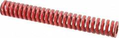 Dayton Lamina - 1" Hole Diam, 1/2" Rod Diam, 7" Free Length, Red Die Spring - 23.5 Lb Max Deflection, 2.1" Max Deflection, Heavy Duty, Chromium Vanadium Steel - Americas Industrial Supply