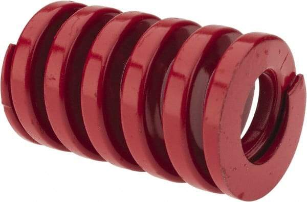 Dayton Lamina - 1-1/4" Hole Diam, 5/8" Rod Diam, 2" Free Length, Red Die Spring - 154 Lb Max Deflection, 0.6" Max Deflection, Heavy Duty, Chromium Vanadium Steel - Americas Industrial Supply