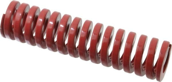 Dayton Lamina - 1-1/2" Hole Diam, 3/4" Rod Diam, 6" Free Length, Red Die Spring - 59 Lb Max Deflection, 1.8" Max Deflection, Heavy Duty, Chromium Vanadium Steel - Americas Industrial Supply