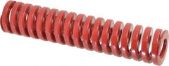 Dayton Lamina - 1-1/2" Hole Diam, 3/4" Rod Diam, 7" Free Length, Red Die Spring - 50.3 Lb Max Deflection, 2.1" Max Deflection, Heavy Duty, Chromium Vanadium Steel - Americas Industrial Supply