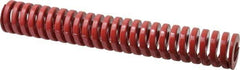 Dayton Lamina - 1-1/2" Hole Diam, 3/4" Rod Diam, 10" Free Length, Red Die Spring - 34.6 Lb Max Deflection, 3" Max Deflection, Heavy Duty, Chromium Vanadium Steel - Americas Industrial Supply