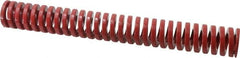 Dayton Lamina - 1-1/2" Hole Diam, 3/4" Rod Diam, 12" Free Length, Red Die Spring - 28.7 Lb Max Deflection, 3.6" Max Deflection, Heavy Duty, Chromium Vanadium Steel - Americas Industrial Supply