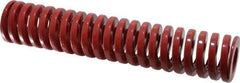 Dayton Lamina - 2" Hole Diam, 1" Rod Diam, 10" Free Length, Red Die Spring - 51.3 Lb Max Deflection, 3" Max Deflection, Heavy Duty, Chromium Vanadium Steel - Americas Industrial Supply