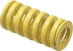 Dayton Lamina - 5/8" Hole Diam, 11/32" Rod Diam, 1-1/4" Free Length, Yellow Die Spring - 53.7 Lb Max Deflection, 0.31" Max Deflection, Extra Heavy Duty, Chromium Vanadium Steel - Americas Industrial Supply