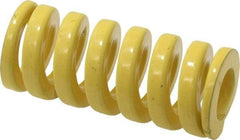 Dayton Lamina - 3/4" Hole Diam, 3/8" Rod Diam, 1-3/4" Free Length, Yellow Die Spring - 92.4 Lb Max Deflection, 0.43" Max Deflection, Extra Heavy Duty, Chromium Vanadium Steel - Americas Industrial Supply