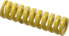 Dayton Lamina - 3/4" Hole Diam, 3/8" Rod Diam, 2-1/2" Free Length, Yellow Die Spring - 62.1 Lb Max Deflection, 0.63" Max Deflection, Extra Heavy Duty, Chromium Vanadium Steel - Americas Industrial Supply