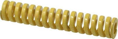 Dayton Lamina - 3/4" Hole Diam, 3/8" Rod Diam, 4" Free Length, Yellow Die Spring - 37.3 Lb Max Deflection, 1" Max Deflection, Extra Heavy Duty, Chromium Vanadium Steel - Americas Industrial Supply