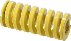 Dayton Lamina - 1-1/2" Hole Diam, 3/4" Rod Diam, 3-1/2" Free Length, Yellow Die Spring - 160 Lb Max Deflection, 0.88" Max Deflection, Extra Heavy Duty, Chromium Vanadium Steel - Americas Industrial Supply