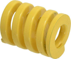 Dayton Lamina - 2" Hole Diam, 1" Rod Diam, 2-1/2" Free Length, Yellow Die Spring - 414 Lb Max Deflection, 0.63" Max Deflection, Extra Heavy Duty, Chromium Vanadium Steel - Americas Industrial Supply