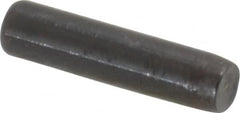 Holo-Krome - 1/8" Diam x 1/2" Pin Length Grade 8 Alloy Steel Standard Dowel Pin - Black Luster Finish, C 47-58 & C 60 (Surface) Hardness, 1 Beveled & 1 Rounded End - Americas Industrial Supply