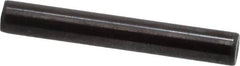 Holo-Krome - 1/8" Diam x 7/8" Pin Length Grade 8 Alloy Steel Standard Dowel Pin - Black Luster Finish, C 47-58 & C 60 (Surface) Hardness, 1 Beveled & 1 Rounded End - Americas Industrial Supply