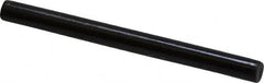 Holo-Krome - 1/8" Diam x 1-1/2" Pin Length Grade 8 Alloy Steel Standard Dowel Pin - Black Luster Finish, C 47-58 & C 60 (Surface) Hardness, 1 Beveled & 1 Rounded End - Americas Industrial Supply