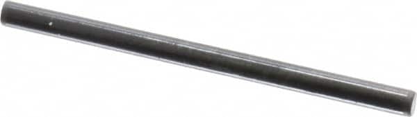 Holo-Krome - 1/8" Diam x 2" Pin Length Grade 8 Alloy Steel Standard Dowel Pin - Black Luster Finish, C 47-58 & C 60 (Surface) Hardness, 1 Beveled & 1 Rounded End - Americas Industrial Supply