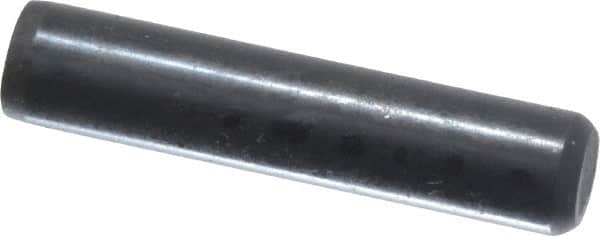 Holo-Krome - 3/16" Diam x 7/8" Pin Length Grade 8 Alloy Steel Standard Dowel Pin - Black Luster Finish, C 47-58 & C 60 (Surface) Hardness, 1 Beveled & 1 Rounded End - Americas Industrial Supply