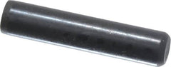 Holo-Krome - 3/16" Diam x 7/8" Pin Length Grade 8 Alloy Steel Standard Dowel Pin - Black Luster Finish, C 47-58 & C 60 (Surface) Hardness, 1 Beveled & 1 Rounded End - Americas Industrial Supply