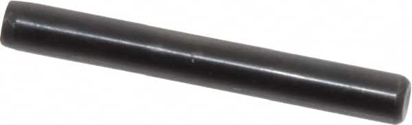 Holo-Krome - 3/16" Diam x 1-1/2" Pin Length Grade 8 Alloy Steel Standard Dowel Pin - Black Luster Finish, C 47-58 & C 60 (Surface) Hardness, 1 Beveled & 1 Rounded End - Americas Industrial Supply