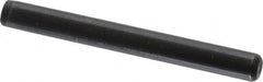Holo-Krome - 3/16" Diam x 1-3/4" Pin Length Grade 8 Alloy Steel Standard Dowel Pin - Black Luster Finish, C 47-58 & C 60 (Surface) Hardness, 1 Beveled & 1 Rounded End - Americas Industrial Supply