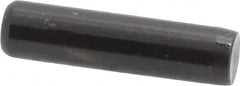 Holo-Krome - 1/4" Diam x 1" Pin Length Grade 8 Alloy Steel Standard Dowel Pin - Black Luster Finish, C 47-58 & C 60 (Surface) Hardness, 1 Beveled & 1 Rounded End - Americas Industrial Supply