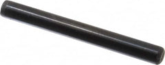 Holo-Krome - 1/4" Diam x 2-1/4" Pin Length Grade 8 Alloy Steel Standard Dowel Pin - Black Luster Finish, C 47-58 & C 60 (Surface) Hardness, 1 Beveled & 1 Rounded End - Americas Industrial Supply