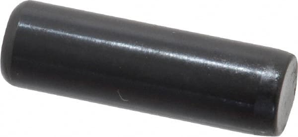 Holo-Krome - 5/16" Diam x 1" Pin Length Grade 8 Alloy Steel Standard Dowel Pin - Black Luster Finish, C 47-58 & C 60 (Surface) Hardness, 1 Beveled & 1 Rounded End - Americas Industrial Supply