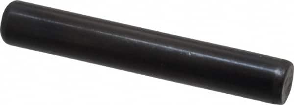 Holo-Krome - 5/16" Diam x 2" Pin Length Grade 8 Alloy Steel Standard Dowel Pin - Black Luster Finish, C 47-58 & C 60 (Surface) Hardness, 1 Beveled & 1 Rounded End - Americas Industrial Supply