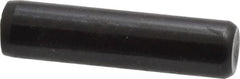 Holo-Krome - 3/8" Diam x 1-1/2" Pin Length Grade 8 Alloy Steel Standard Dowel Pin - Black Luster Finish, C 47-58 & C 60 (Surface) Hardness, 1 Beveled & 1 Rounded End - Americas Industrial Supply