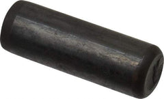 Holo-Krome - 7/16" Diam x 1-1/4" Pin Length Grade 8 Alloy Steel Standard Dowel Pin - Black Luster Finish, C 47-58 & C 60 (Surface) Hardness, 1 Beveled & 1 Rounded End - Americas Industrial Supply