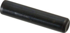 Holo-Krome - 7/16" Diam x 2" Pin Length Grade 8 Alloy Steel Standard Dowel Pin - Black Luster Finish, C 47-58 & C 60 (Surface) Hardness, 1 Beveled & 1 Rounded End - Americas Industrial Supply