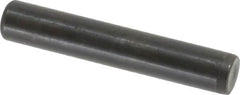 Holo-Krome - 7/16" Diam x 2-1/2" Pin Length Grade 8 Alloy Steel Standard Dowel Pin - Black Luster Finish, C 47-58 & C 60 (Surface) Hardness, 1 Beveled & 1 Rounded End - Americas Industrial Supply