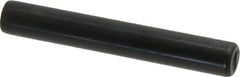 Holo-Krome - 7/16" Diam x 3" Pin Length Grade 8 Alloy Steel Standard Dowel Pin - Black Luster Finish, C 47-58 & C 60 (Surface) Hardness, 1 Beveled & 1 Rounded End - Americas Industrial Supply