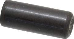 Holo-Krome - 1/2" Diam x 1-1/4" Pin Length Grade 8 Alloy Steel Standard Dowel Pin - Black Luster Finish, C 47-58 & C 60 (Surface) Hardness, 1 Beveled & 1 Rounded End - Americas Industrial Supply