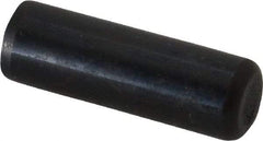 Holo-Krome - 1/2" Diam x 1-1/2" Pin Length Grade 8 Alloy Steel Standard Dowel Pin - Black Luster Finish, C 47-58 & C 60 (Surface) Hardness, 1 Beveled & 1 Rounded End - Americas Industrial Supply