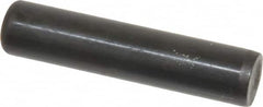 Holo-Krome - 1/2" Diam x 2-1/4" Pin Length Grade 8 Alloy Steel Standard Dowel Pin - Black Luster Finish, C 47-58 & C 60 (Surface) Hardness, 1 Beveled & 1 Rounded End - Americas Industrial Supply
