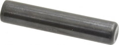 Holo-Krome - 1/2" Diam x 2-1/2" Pin Length Grade 8 Alloy Steel Standard Dowel Pin - Black Luster Finish, C 47-58 & C 60 (Surface) Hardness, 1 Beveled & 1 Rounded End - Americas Industrial Supply