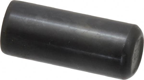 Holo-Krome - 5/8" Diam x 1-1/2" Pin Length Grade 8 Alloy Steel Standard Dowel Pin - Black Luster Finish, C 47-58 & C 60 (Surface) Hardness, 1 Beveled & 1 Rounded End - Americas Industrial Supply