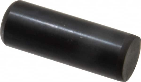 Holo-Krome - 5/8" Diam x 1-3/4" Pin Length Grade 8 Alloy Steel Standard Dowel Pin - Black Luster Finish, C 47-58 & C 60 (Surface) Hardness, 1 Beveled & 1 Rounded End - Americas Industrial Supply