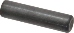 Holo-Krome - 3/4" Diam x 3" Pin Length Grade 8 Alloy Steel Standard Dowel Pin - Black Luster Finish, C 47-58 & C 60 (Surface) Hardness, 1 Beveled & 1 Rounded End - Americas Industrial Supply